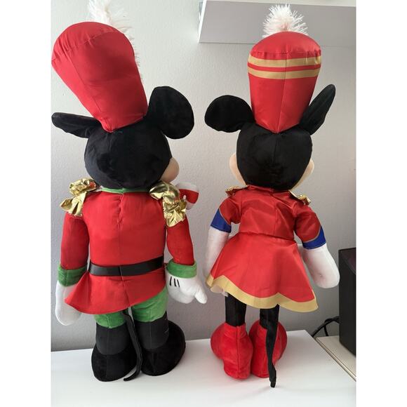 Christmas Holiday Disney 24 in Minnie Mickey Mouse Toy Soldier Marching Band - Picture 7 of 11